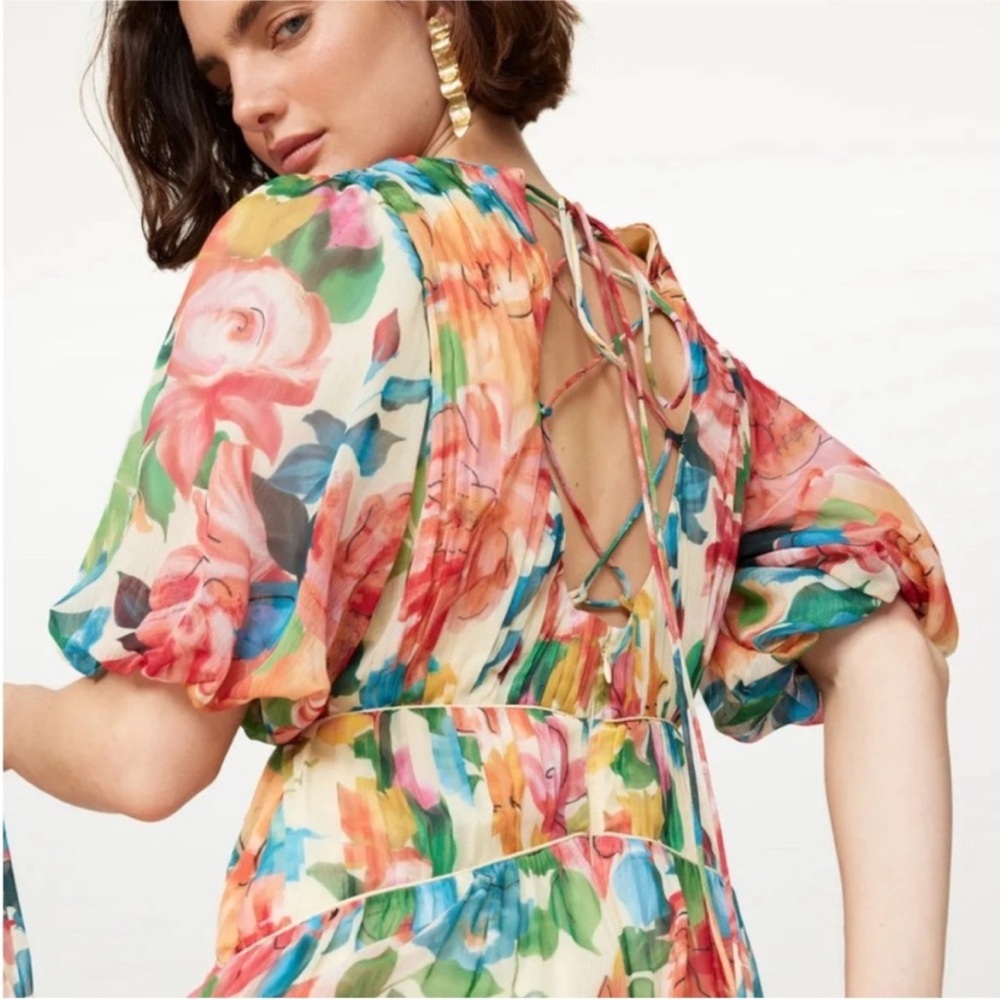 One33 Social Francesca Dress Small 4 6 Flower Bridesmaid - Picture 5 of 13